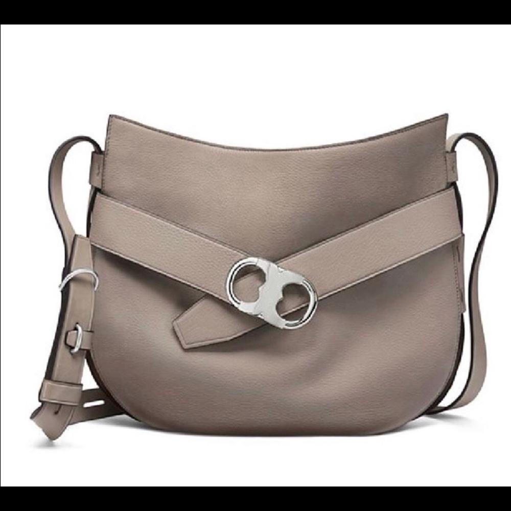 Authentic Tory Burch Gemini Link Grey Bag